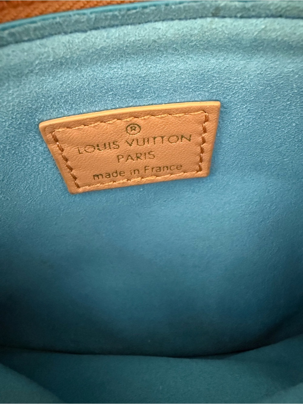 Louis Vuitton Camel Embossed Monogram Crossbody Coussin with Cream Strap - Picture 3 of 16